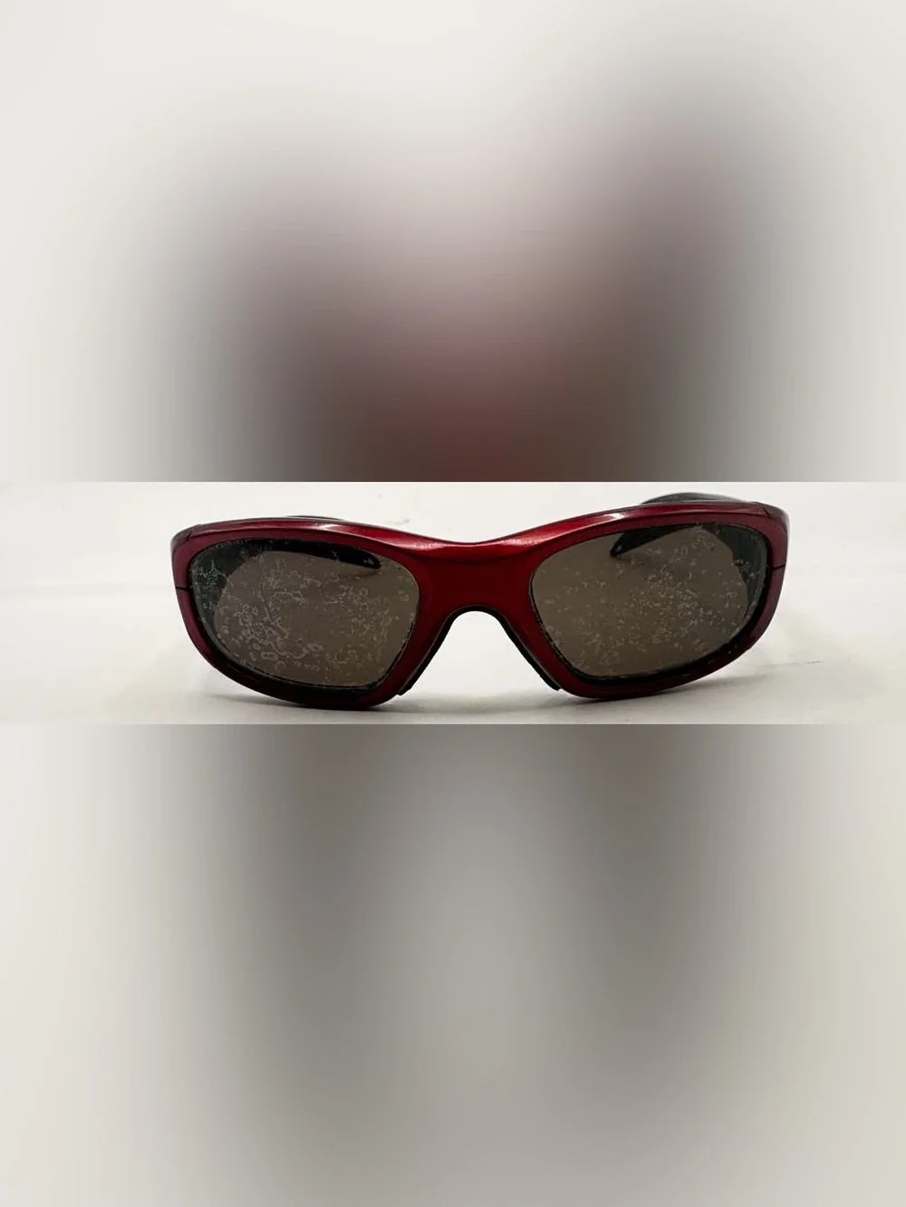 Vintage Liberty MX20 Red Oval Sunglasses Frames Only